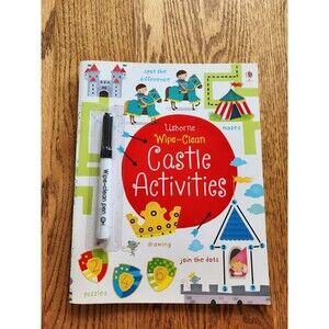 Usborne Wipe-Clean Castle Activities (Wipe-clean Books) by Kirsteen Robson